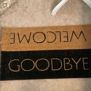 Welcome / Goodbye Doormat